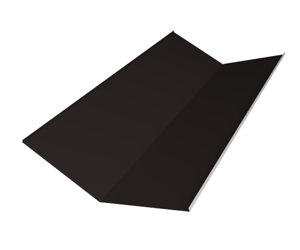 Планка ендовы нижней 300х300 0,5 Satin Matt TX RAL 9005 черный (2м)