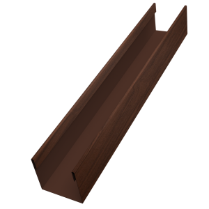 Стойка жалюзи Milan Slim 0,45 Print Elite Choco Wood TwinColor (2м)