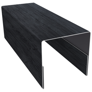 Планка П-образная заборная 20 0,45 Print Premium Grey Wood TwinColor (2,5м)