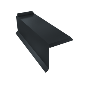 Планка торцевая сегментная 20мм Левая 0,5 Drap TX RAL 7016 антрацитово-серый