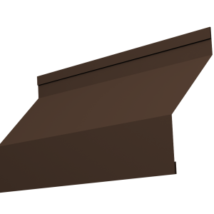 Ламель забора жалюзи Milan new 0,5 Velur X с пленкой RAL 8017 шоколад