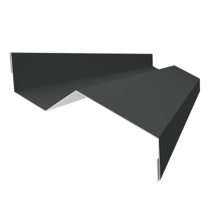 Планка примыкания внакладку 25х17х35х17 0,5 Drap RAL 7016 антрацитово-серый (3м)