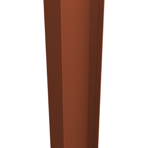 Крепежная планка верхняя Texas 0,5 Velur X RAL 8004 терракота (2,5м)