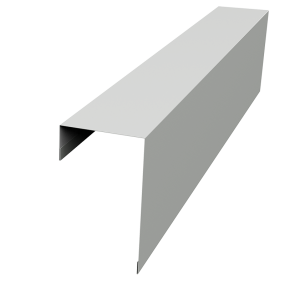 Планка торцевая фасадная фальц 65мм 0,45 PE с пленкой RAL 7005 мышино-серый (2м)