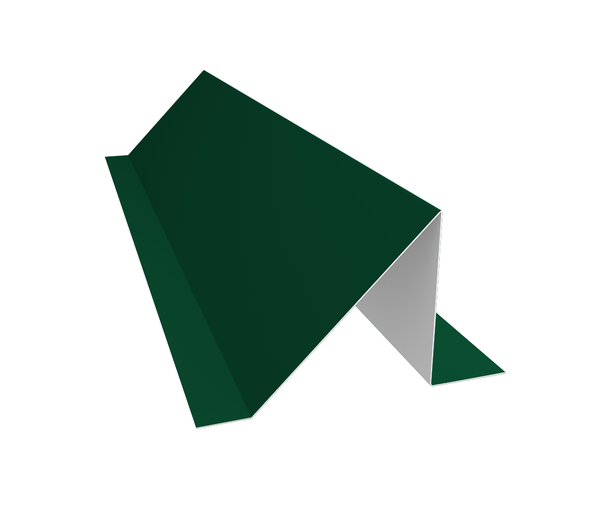 Планка снегозадержания 0,5 PE с пленкой RAL 6005 зеленый мох (2м)