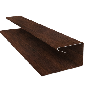 Планка П-образная завершающая сложная (КД) 0,45 Print-Double Premium Cherry Wood Dark F (2м)