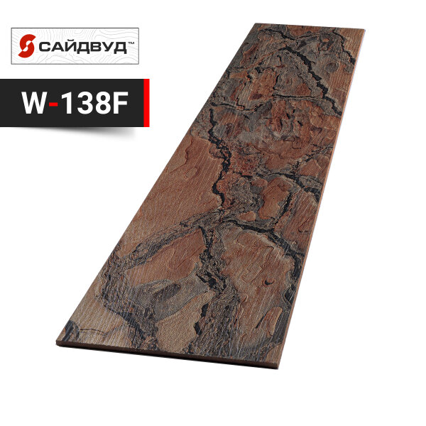 Фиброцементный сайдинг SidWood 200х8мм на целлюлозе W138 F (3м)