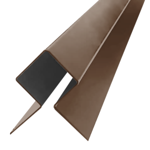 Профиль угловой внешний симметричный SidWood клик Zn RAL 8025 (3м)