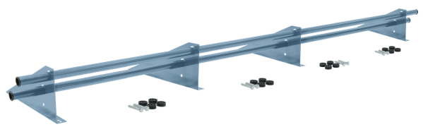 Снегозадержатель трубчатый универсальный Optima плюс RAL 5024 3м