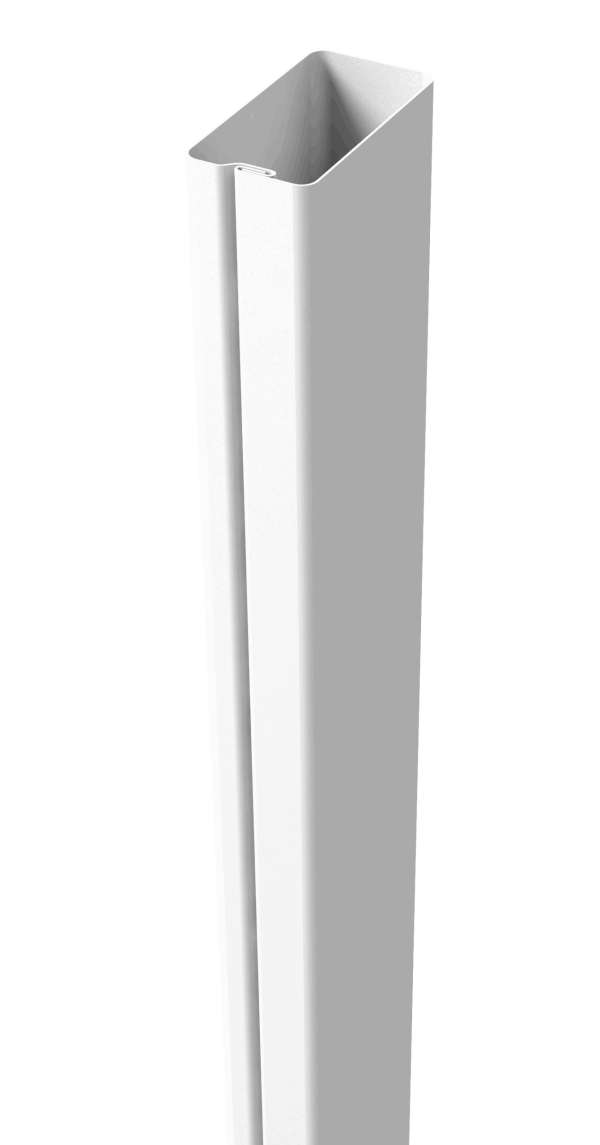 Труба 40х20х1,0х3000 RAL 9003