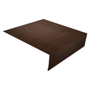 Планка околооконная простая 200х50 0,45 Print Elite Choco Wood TwinColor (2м)