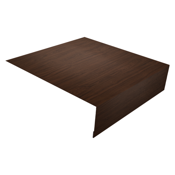 Планка околооконная простая 200х50 0,45 Print Elite Choco Wood TwinColor (2м)