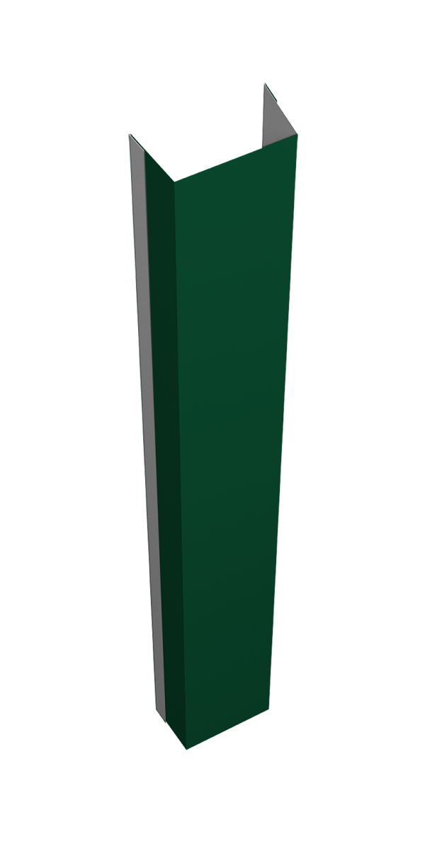 Крепежная планка нижняя Texas 0,5 Satin Matt RAL 6005 зеленый мох (2,5м)