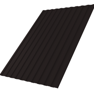 Профнастил С8A v01 0,5 Drap TX RAL 9005 черный
