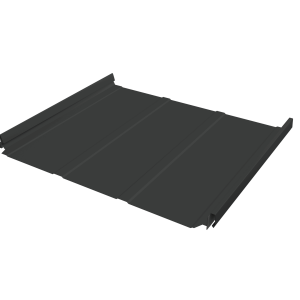 Кликфальц Pro Line Grand Line 0,5 Satin Matt TX с пленкой на замках RAL 7016 антрацитово-серый