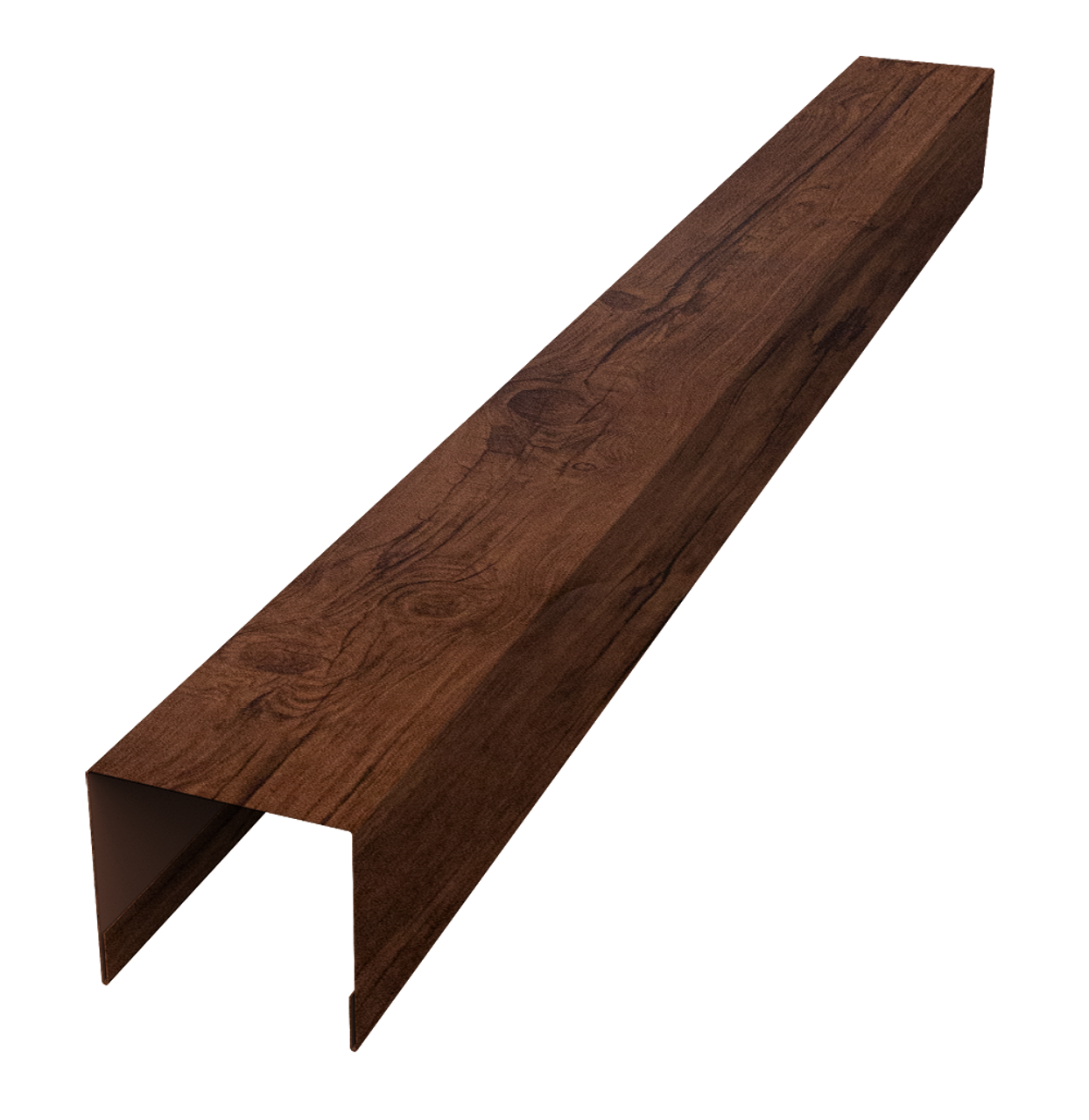 Стойка боковая крепежная для забора жалюзи Palermo 0,45 Print Premium Cherry Wood Fresh TwinColor (1,8м)