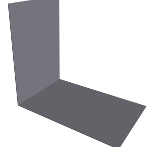 Планка снегозадержания усиливающая 0,45 Drap RAL 7004 сигнальный серый (2м)