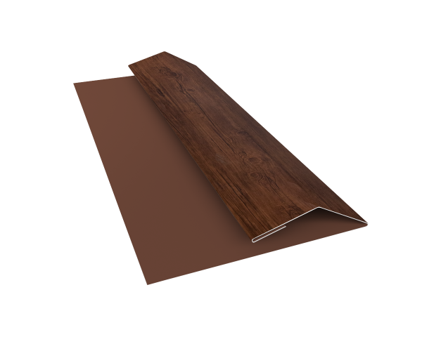 Планка финишная Блок-Хаус new Grand Line 0,4 Print Premium Cherry Wood Fresh TwinColor (3м)