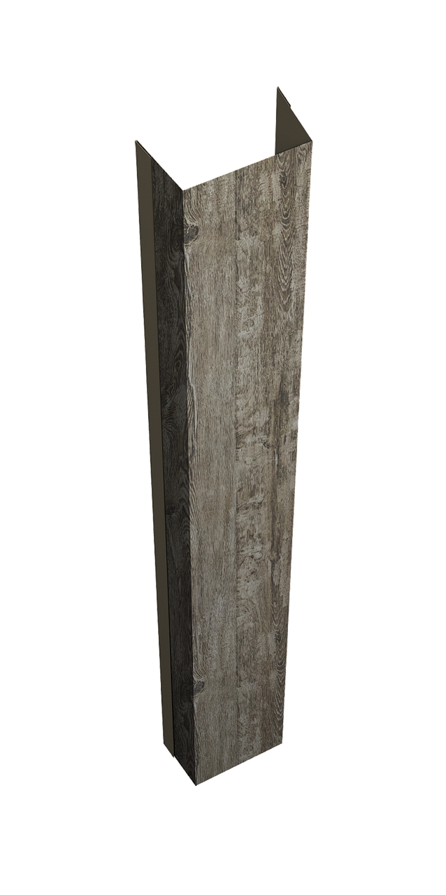 Крепежная планка нижняя Texas 0,45 Print Elite Nordic Wood TwinColor (2,5м)