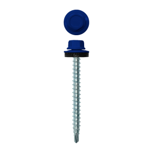 Саморез кровельный 4,8х50 (150шт) сверло №1 RAL 5002