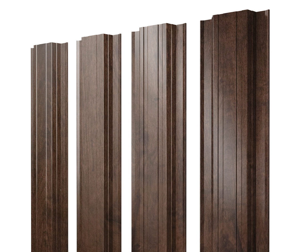 Штакетник Прямоугольный с прямым резом 0,45 Print-Double Premium Antique Wood