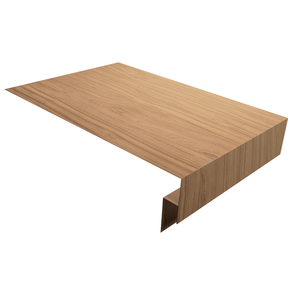 Планка околооконная сложная 250х50х12 (j-фаска) 0,45 Print Elite Honey Wood TwinColor (3м)