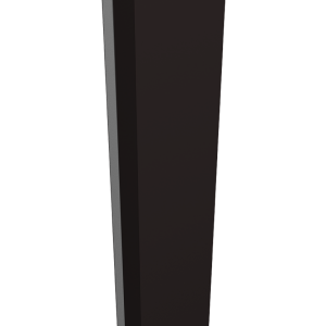 Крепежная планка нижняя Texas 0,5 PurLite Matt RAL 9005 черный (1,8м)