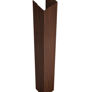 Стойка жалюзи Texas для монтажа с крепежным вкладышем 0,45 Print Elite Choco Wood TwinColor (2,5м)