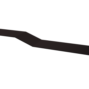 Планка крепежная фальц Grand Line 0,5 PurPro с пленкой RAL 9005 черный (3м)