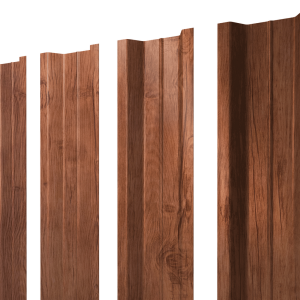 Штакетник П-образный В с прямым резом 0,45 Print Premium Rowan Wood Intense FTC