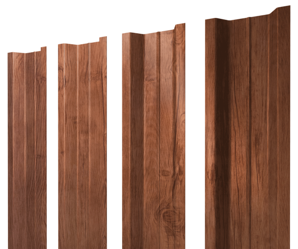 Штакетник П-образный В с прямым резом 0,45 Print Premium Rowan Wood Intense FTC