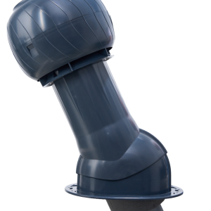 Комплект канализационный Gervent Statik для кровли фальцевой и гибкой черепицы изолированный 110/160мм серый графит