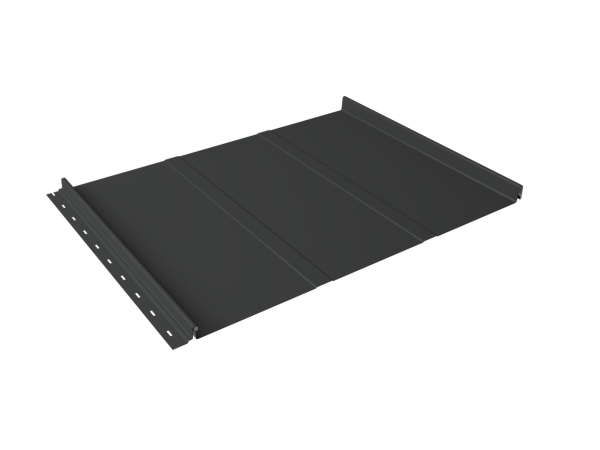 Кликфальц Line Grand Line 0,5 Satin Matt TX с пленкой на замках RAL 7016 антрацитово-серый