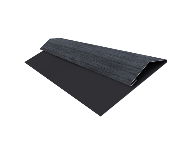 Планка стартово-финишная Экобрус Grand Line 0,45 Print Premium Grey Wood TwinColor (2м)