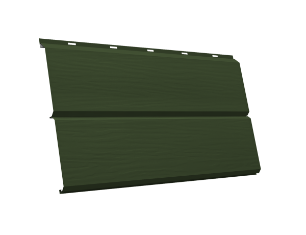 ЭкоБрус new 3D 0,5 Satin Matt TX с пленкой RAL 6020 хромовая зелень