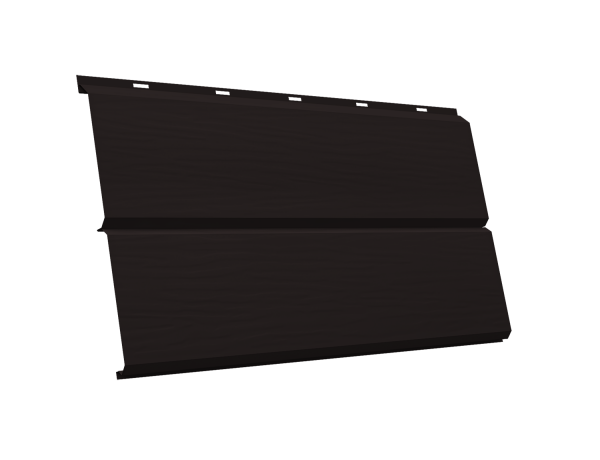 ЭкоБрус new 3D 0,5 Velur X с пленкой RAL 9005 черный