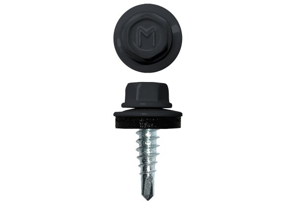 Саморез по металлу Daxmer  4,8х19 RAL 7024 (5000) сверло №2