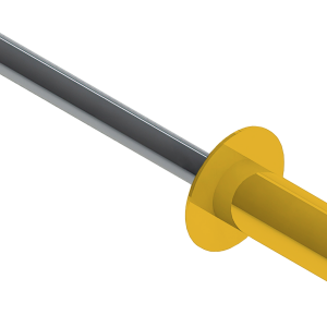 Заклёпка вытяжная Daxmer 3,2х8 (1000шт) алюм/сталь RAL 1018