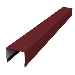 Крышка жалюзи Palermo 0,5 Satin RAL 3005 красное вино (2,5м)