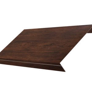 Ламель обратная 150 забора жалюзи Texas 0,45 Print-Double Premium с пленкой Cherry Wood Dark F