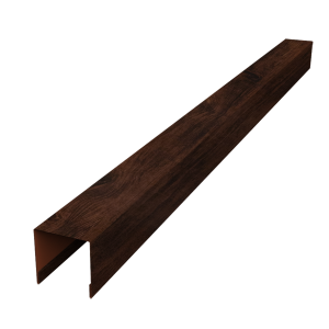 Планка вертикальная лицевая для забора жалюзи Palermo 0,45 Print Elite Cherry Wood TwinColor (1,8м)