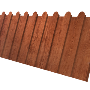 Профнастил С8A v01 фигурный 0,45 Print Premium Rowan Wood Intense FTC