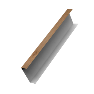 Декоративная накладка на столб универсальная 80х80 для забора жалюзи 0,45 Print Premium Pine Wood Fresh (1,8м)