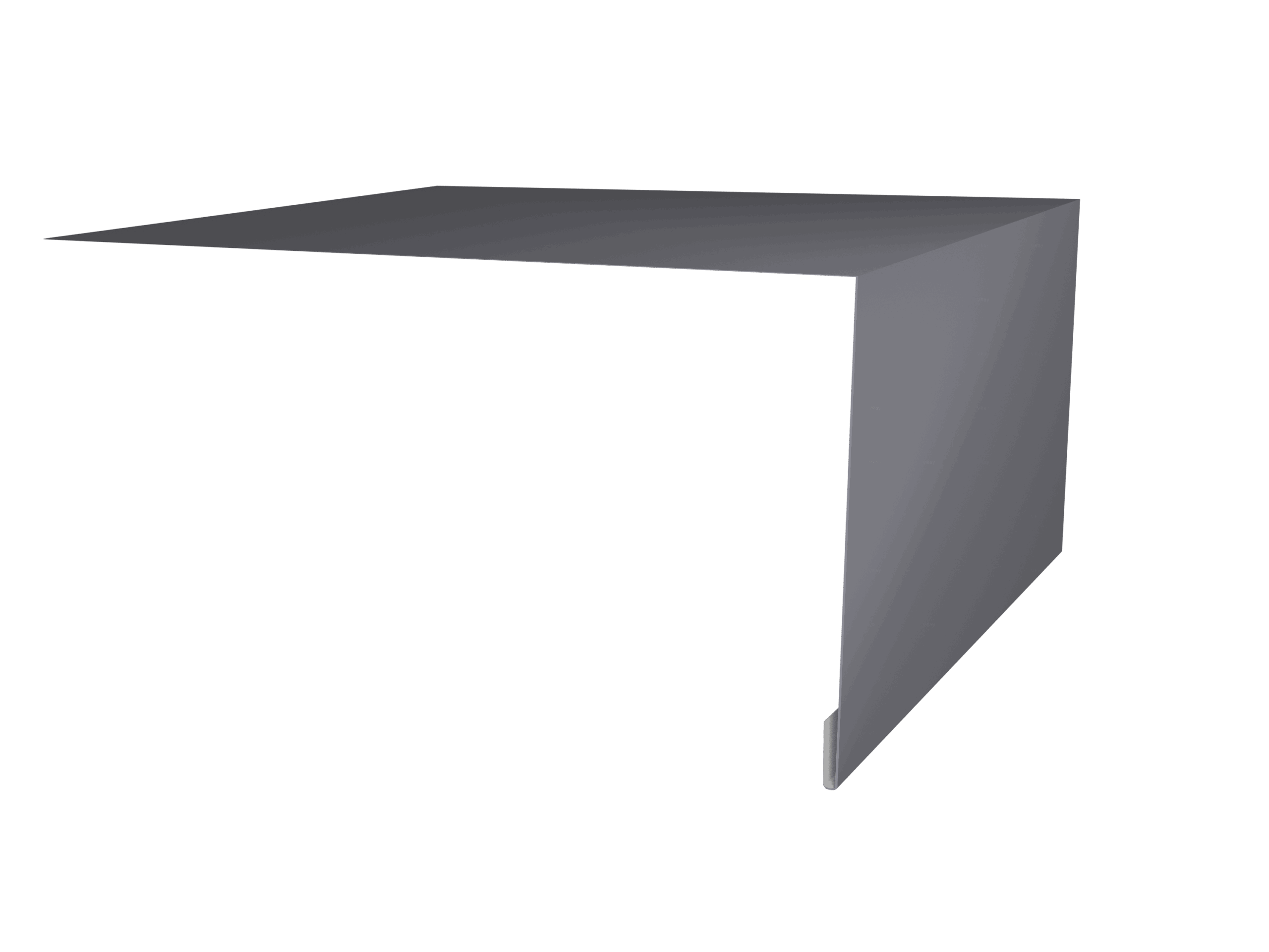 Планка околооконная простая 250х50 0,5 PE с пленкой RAL 7004 сигнальный серый (3м)