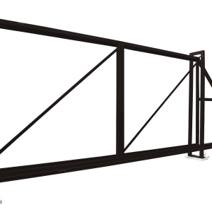 Ворота откатные Colority Zinc 2,03x4,0 RR 32