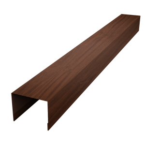 Крышка жалюзи Palermo 0,45 Print Elite Choco Wood TwinColor (3м)