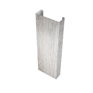 Полустолб для С20 0,45 Print Elite с пленкой Snow Wood TwinColor (L1,8)