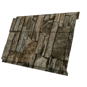 Софит Вертикаль 0,2 prof Grand line 0,45 Print Elite с пленкой Fine Stone TwinColor