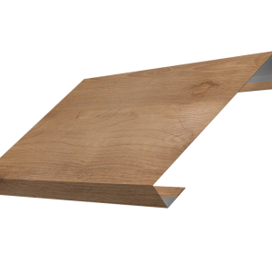 Ламель лицевая 150 забора жалюзи Texas 0,45 Print Premium с пленкой Pine Wood Fresh