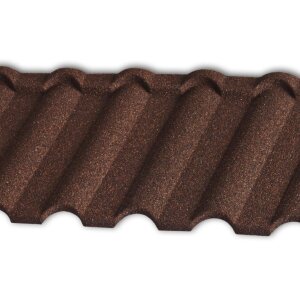 Лист композитной черепицы Gerard Milano chestnut